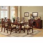 GEORGE TOWN 7 Pc Set Cherry (Table + 2 Arm Chair + 4 Side Chair)